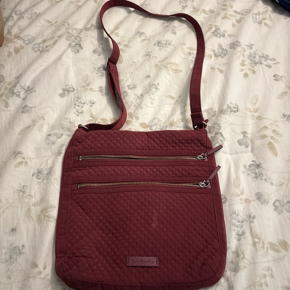 Vera Bradley Red Quilted Crossbody Bag